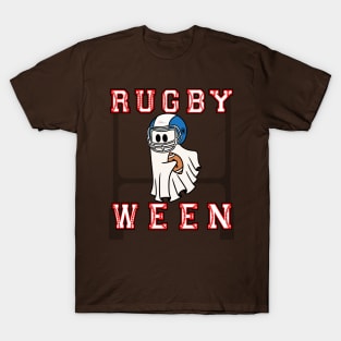 Rugby Ghost, Halloween T-Shirt